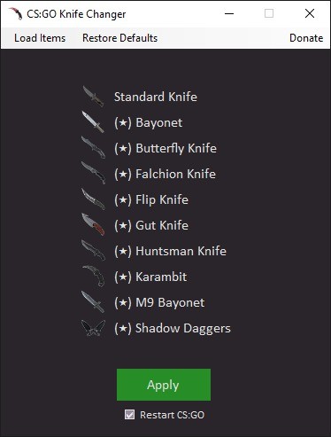 CS:GO Knife Changer